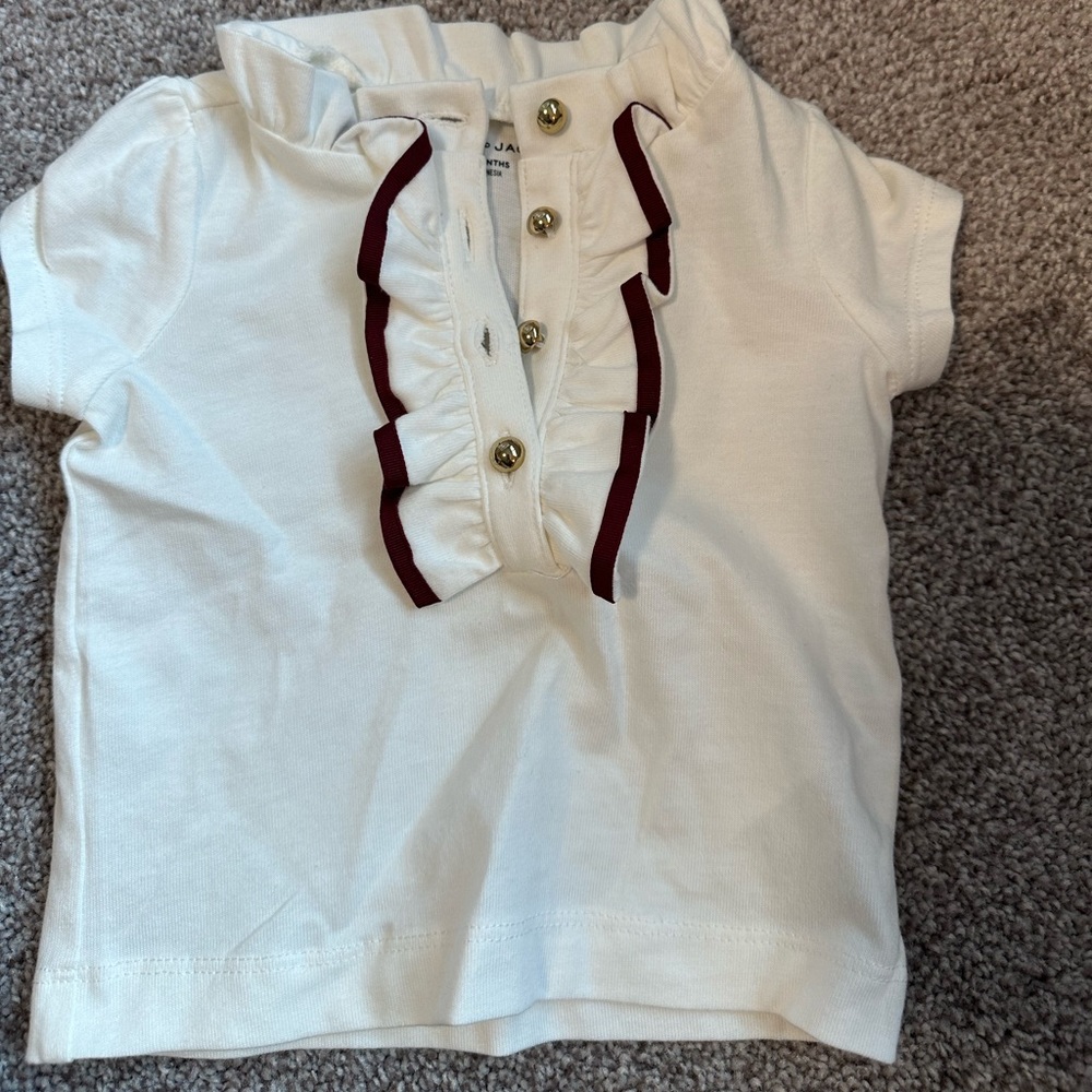 Janie and Jack baby girl top